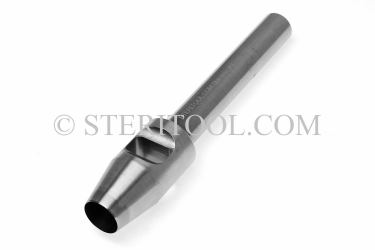 #50156 - 1/4" Stainless Steel Hole Punch, TiN Coat. punch, hole, stainless steel, oval, round, rectangular